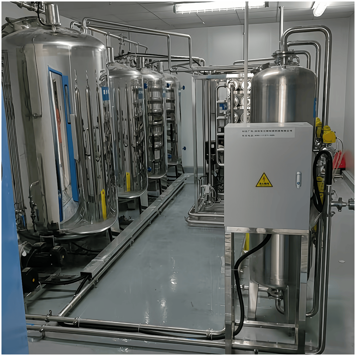 8m³/h Ultrafiltration + 5m³/h Reverse Osmosis System