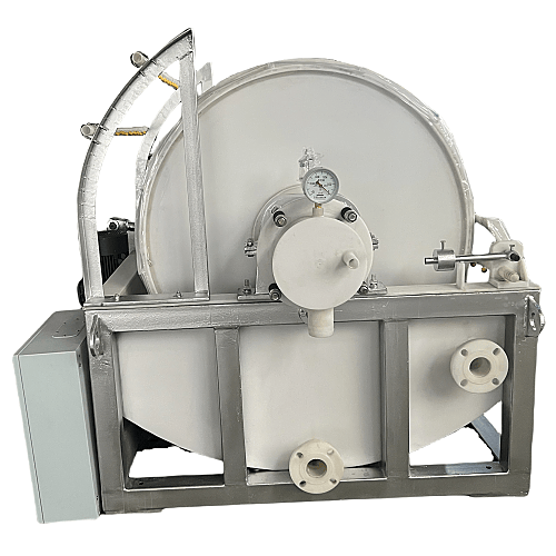 PP-1m²-Scraper Discharge Vacuum Drum Filter