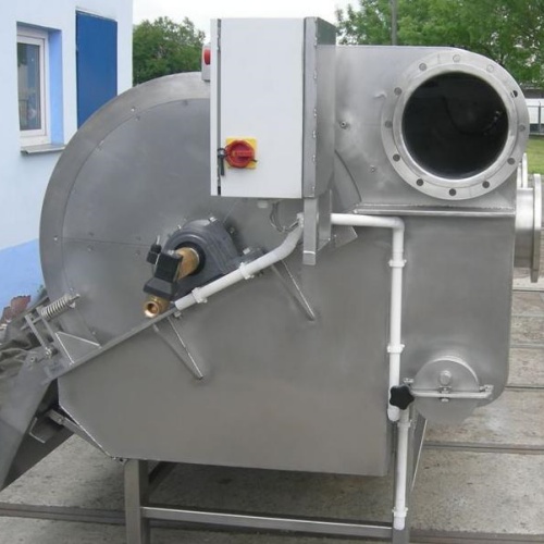 SS304-1000*2000-Externally Fed Rotary Drum Screen