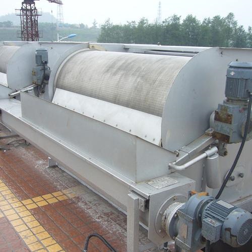 SS304-1000*2000-Externally Fed Rotary Drum Screen