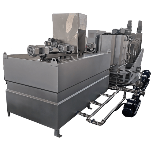 SS304-131+500-Sludge Dewatering Press All In One Machine