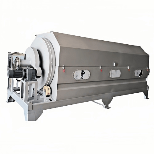 SS304-1500*4500-Internally Fed Rotary Drum Screen