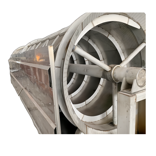 SS304-1500*5000-Internally Fed Rotary Drum Screen
