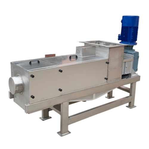 SS304-180-Variable Pitch Screw Press Type Solid Liquid Separator