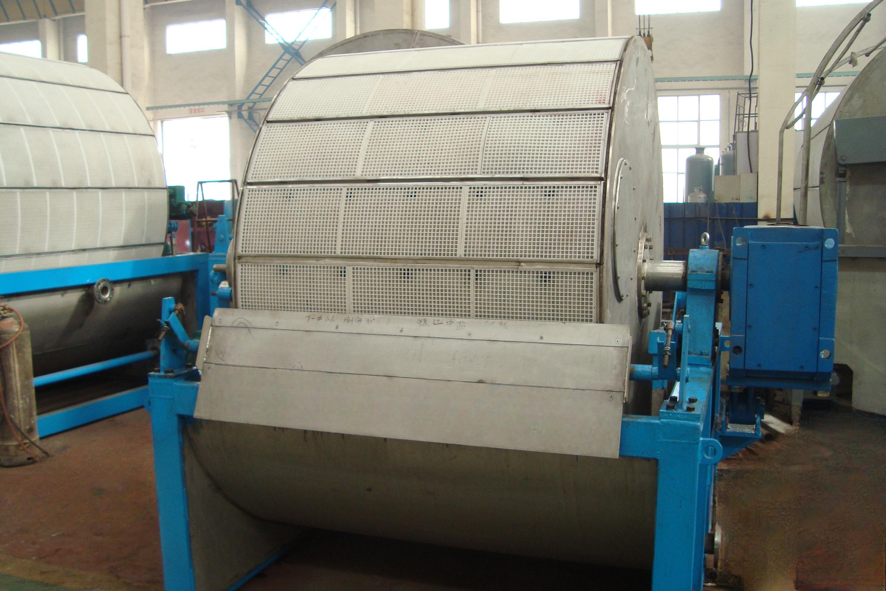 SS304-2㎡-Scraper Discharge Vacuum Drum Filter