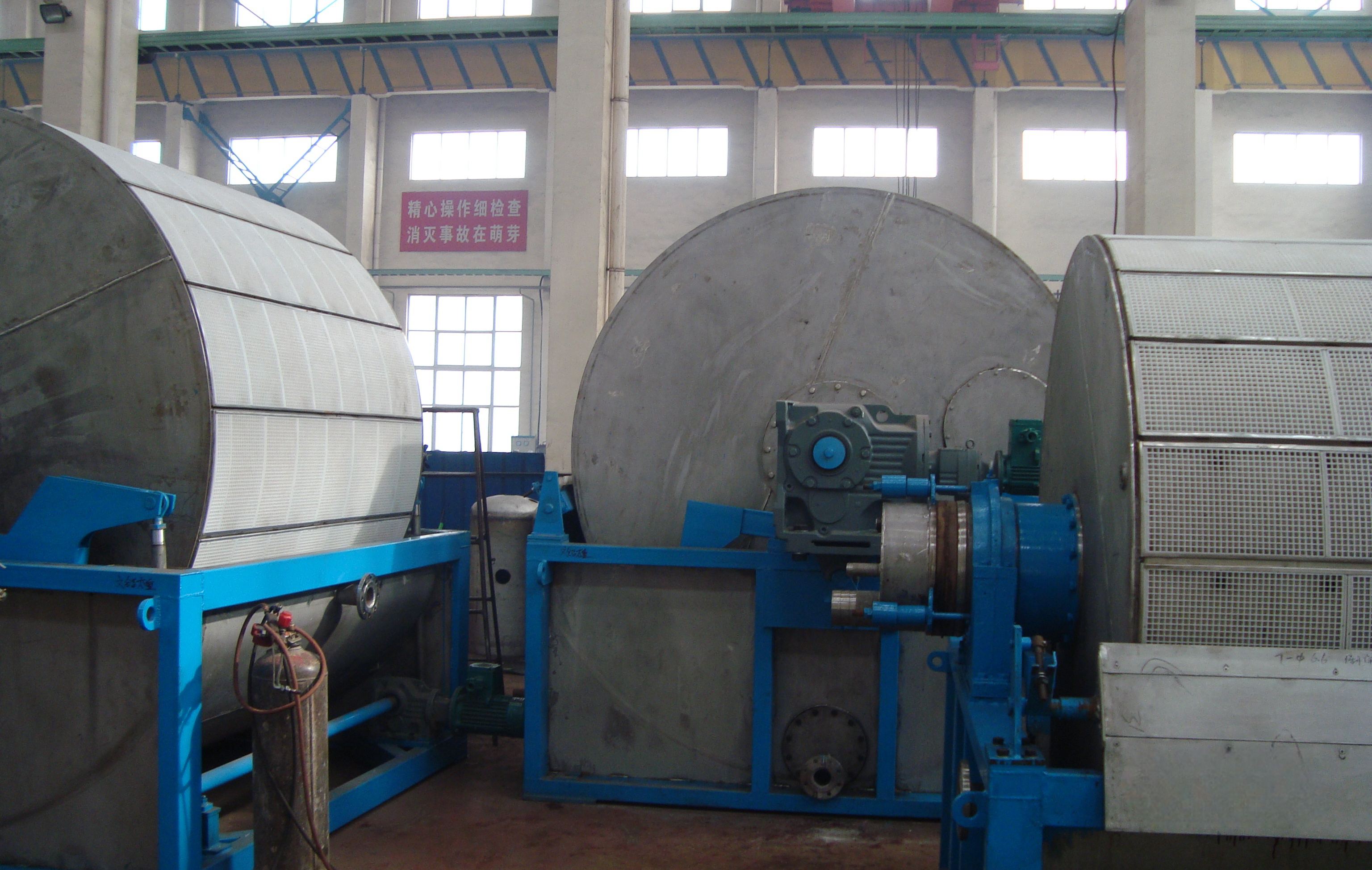 SS304-2㎡-Scraper Discharge Vacuum Drum Filter