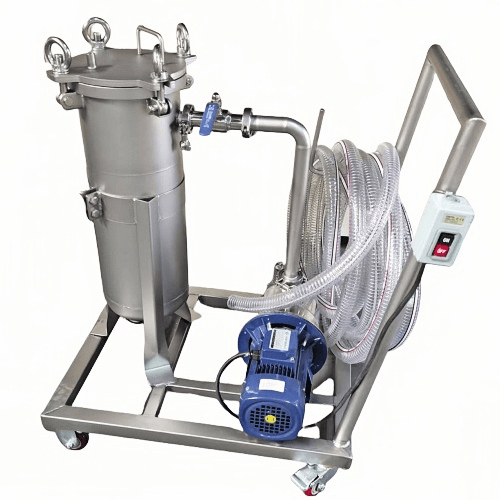 SS304-2#-Single bag machine - handcart + diaphragm pump