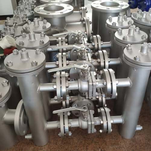SS304-3"-Duplex Basket Filter