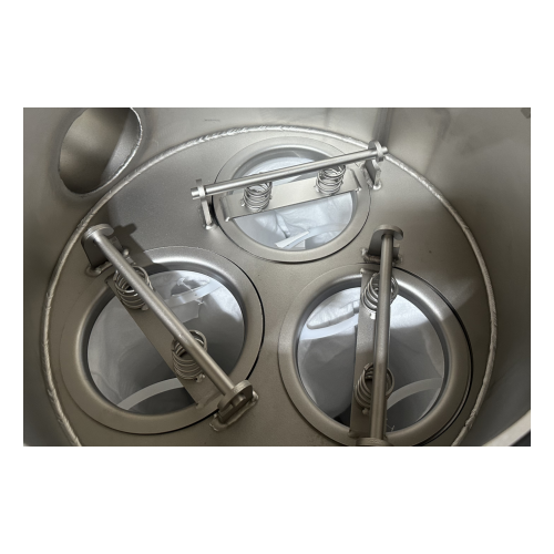 SS304-3-Jacketed bag filter housing