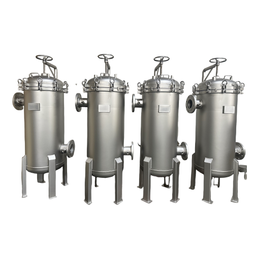 SS304-3-Jacketed bag filter housing