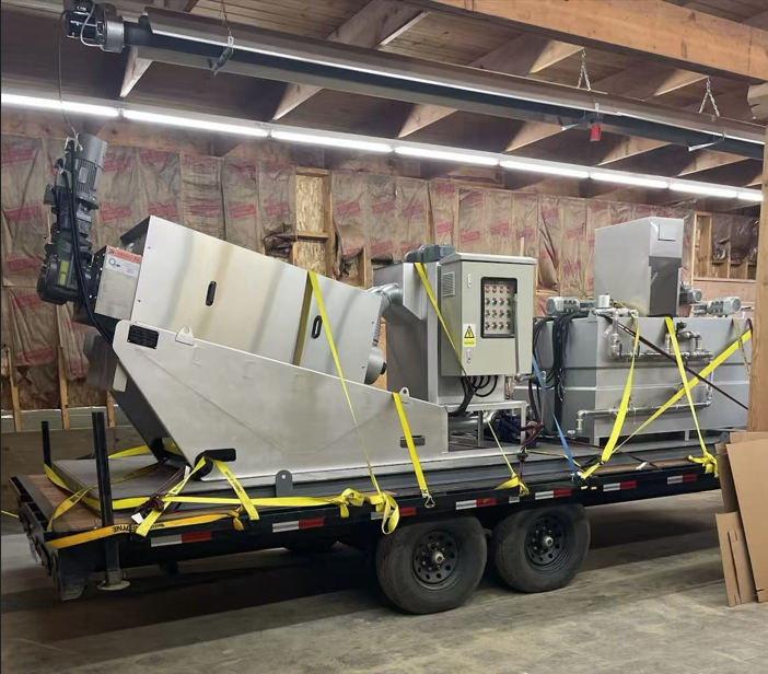 SS304-302+1000-Sludge Dewatering Press All In One Machine