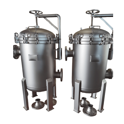 SS304-4-Bag Filter Housing