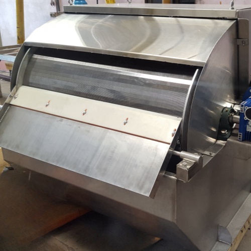 SS304-500*600-Externally Fed Rotary Drum Screen