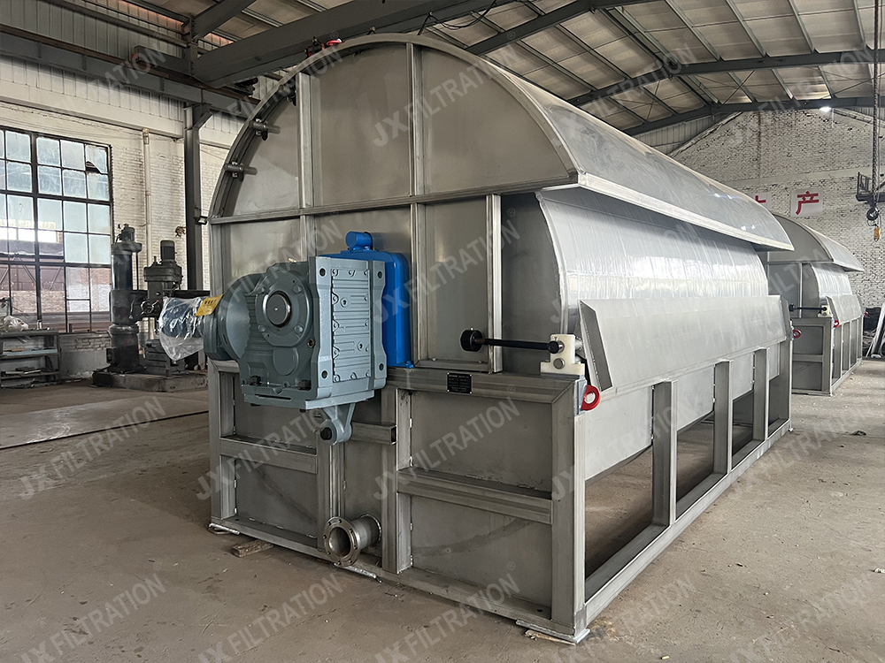 SS304-56m²-Scraper Discharge Vacuum Drum Filter