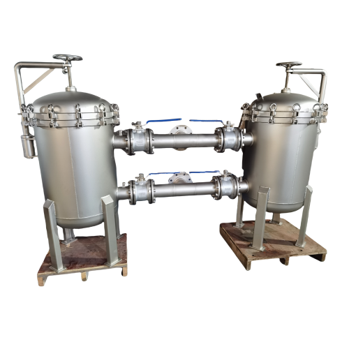 SS304-6-Duplex Bag Filter Housing