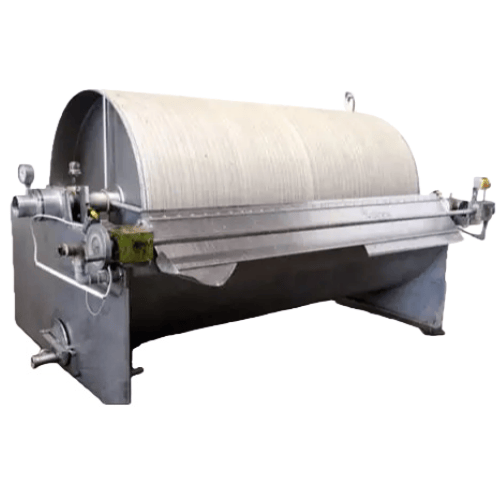 SS304-6m²-Pre-coating Vacuum Drum Filter