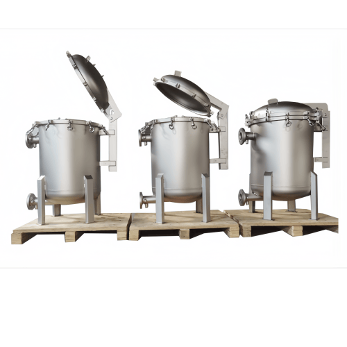 SS304-8-Bag Filter Housing-Side-Opening