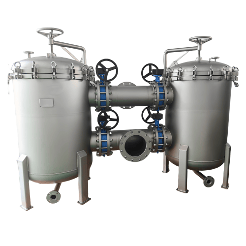 SS304-8-Duplex Bag Filter Housing