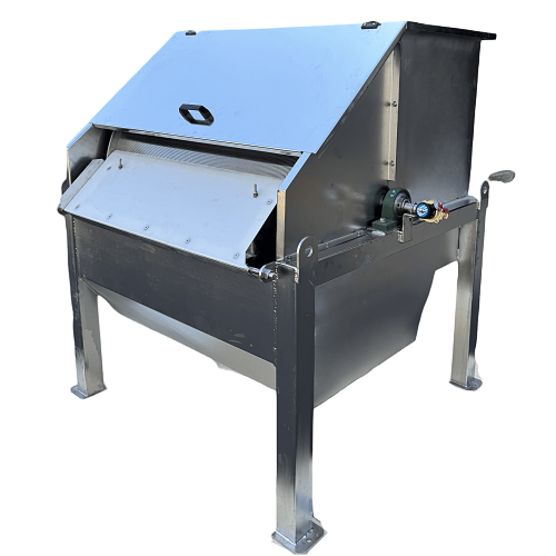 SS304-800*1000-Externally Fed Rotary Drum Screen
