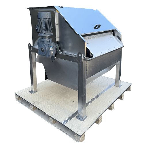 SS304-800*1000-Externally Fed Rotary Drum Screen