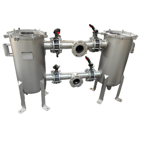 SS304-Duplex Bag Filter Housing