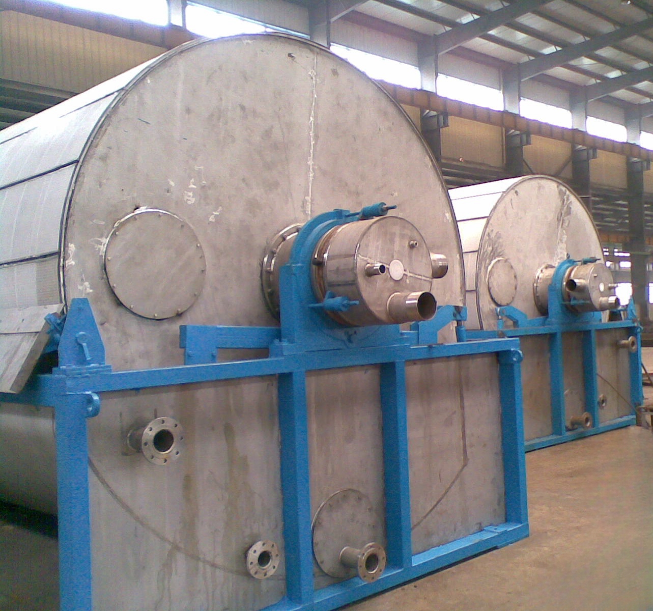 SS316-10㎡-Scraper Discharge Vacuum Drum Filter