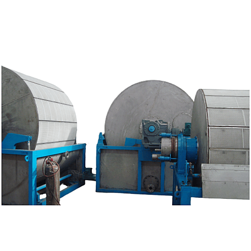 SS316-10m²-Scraper Discharge Vacuum Drum Filter