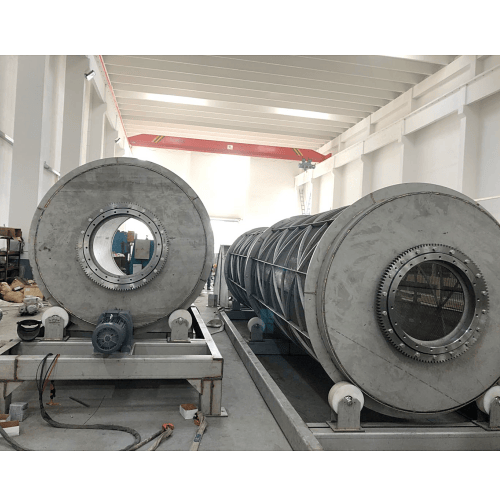 SS316-1500*4000-Internally Fed Rotary Drum Screen