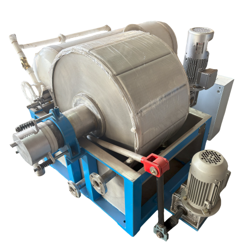 SS316-1m²-Scraper Discharge Vacuum Drum Filter