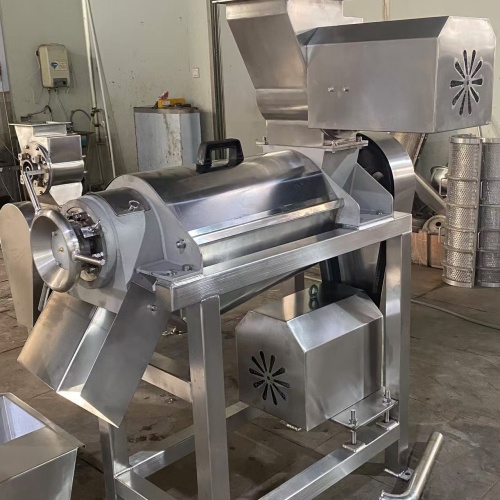 SS316-260-Food Grade-Screw Press Type Solid Liquid Separator With Flushing System
