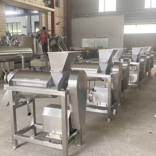 SS316-260-Food Grade-Screw Press Type Solid Liquid Separator With Flushing System