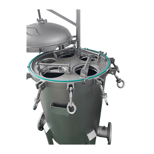 SS316L-4-Bag Filter Housing